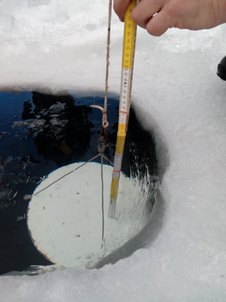 As climate is changing, the ice in lakes will be more fragile