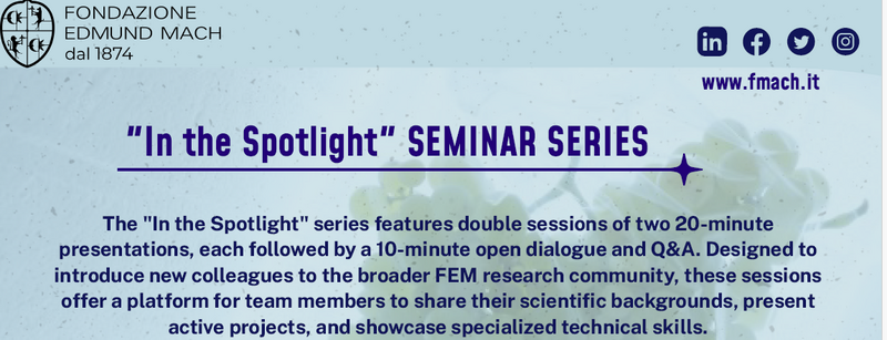 "In the Spotlight" seminar series