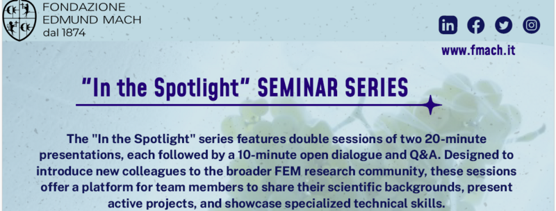 "In the Spotlight" seminar series