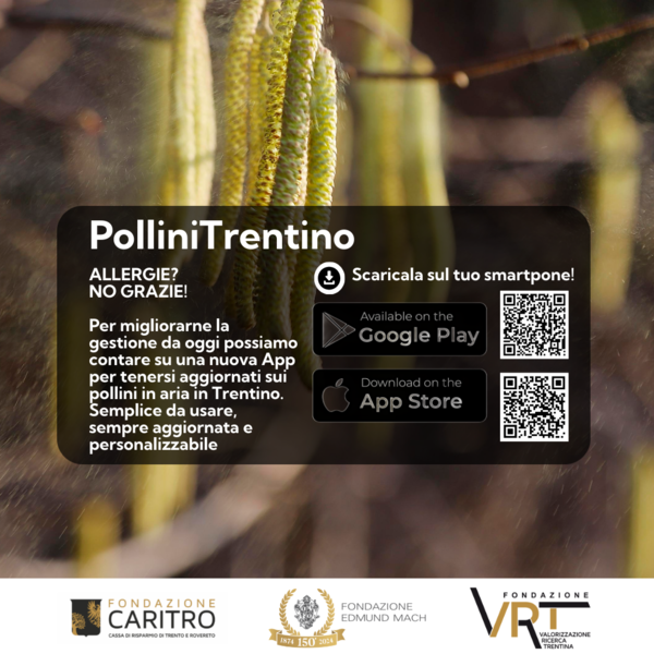Disponibile la app per smartphone PolliniTrentino
